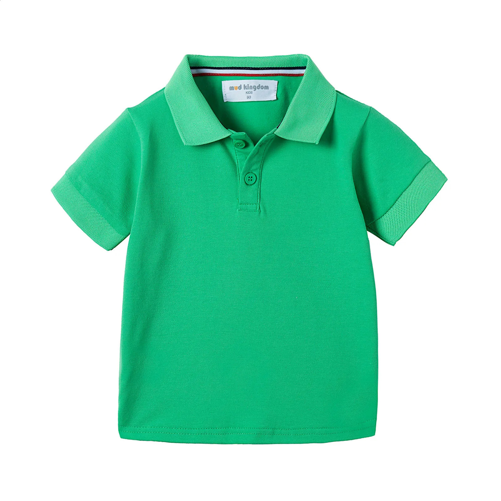 Mudkingdom Boys Pique Polo Shirts Short Sleeve School Uniform Shirt for Kids Summer Collared Tops Solid Color Plain Tshirt 250319