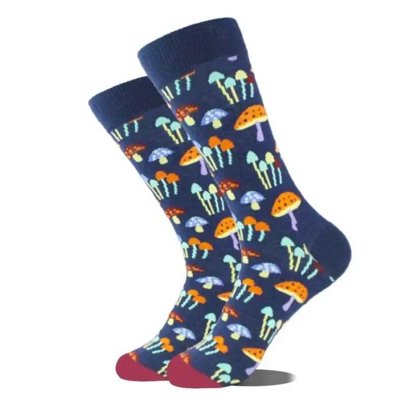 1 pair of interesting animal socks mens Divertedos alien lapdog panda flamingo cactus Sokken unisex new skateboard crazy Meiyas X250319