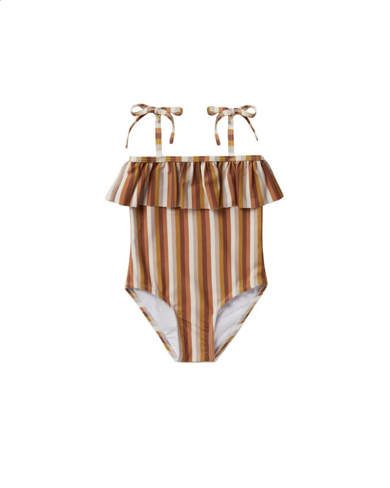 Kids Swimwear for Girls 25 Summer RC Cute Print One-piece Swimsuit Baby Girls Bikini Set 250319