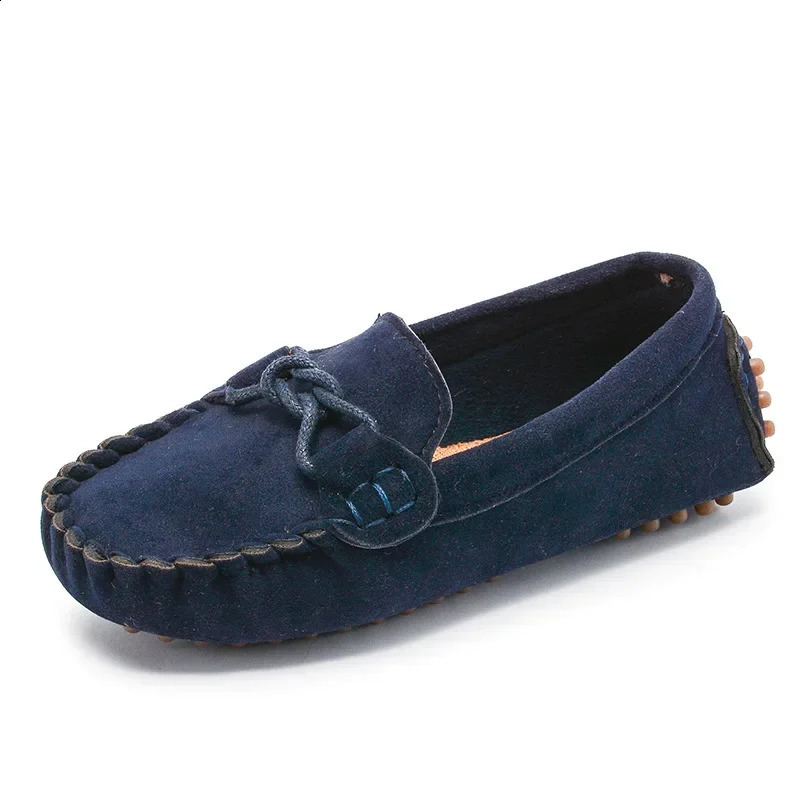 Children Loafers Shoes Boys Flat Sneakers Baby Kids Casual Toddler Girls Breathable Slipon Soft Bottom Solid Color 250319