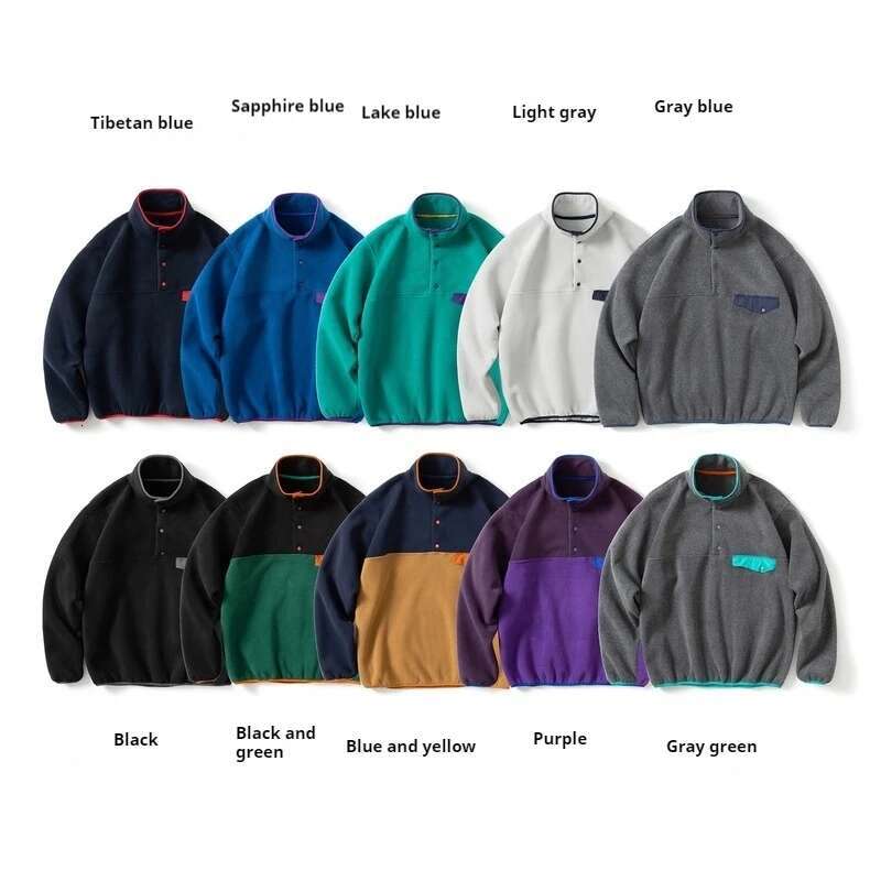Couple Style Autumn/Winter Outdoor Pullover Trendy Warm Hoodie Fashionable Lamb Fleece Jacket