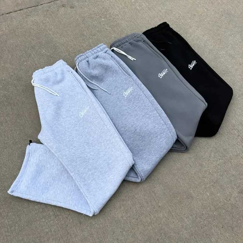 2025 Street Harajuku Retro Personalized Casual Pants Mens Y2k Gothpunk American Rock Fashion Loose Oversized Wide Legs Women X250319