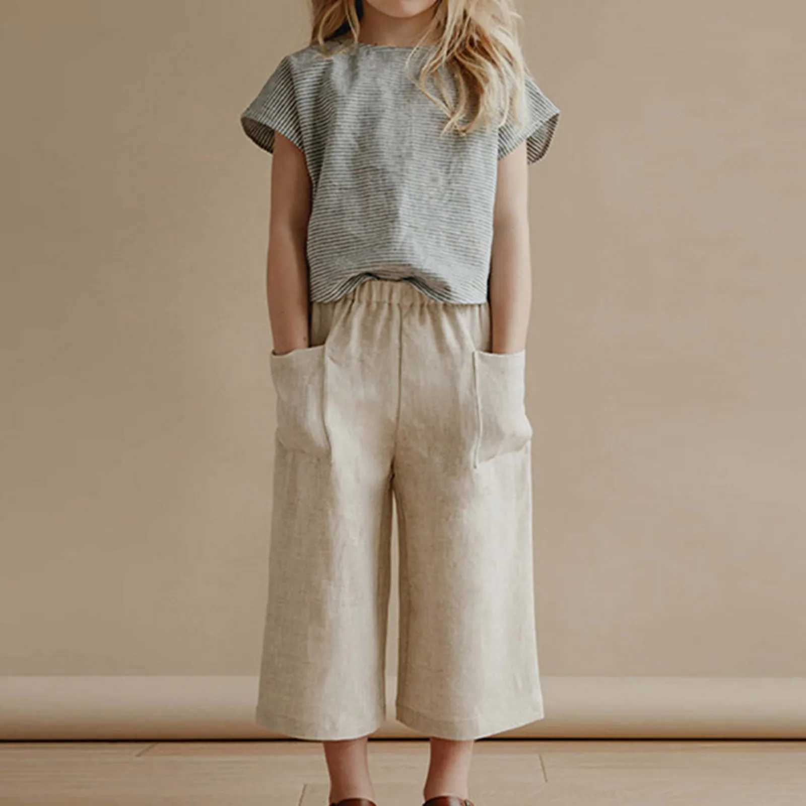 Top Selling Pants Girl Kids Toddler Baby Girls Spring Summer Solid Long Pants Cotton Soft Clothes Baby CalcinhasT250318