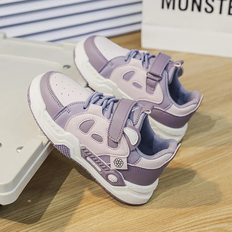 Fashion Mesh Breathabl Kids Sport Shoes Boys Sneakers Spring Summer Children Girls Outdoor Running Shoes Non Slip Board Shoes 250319