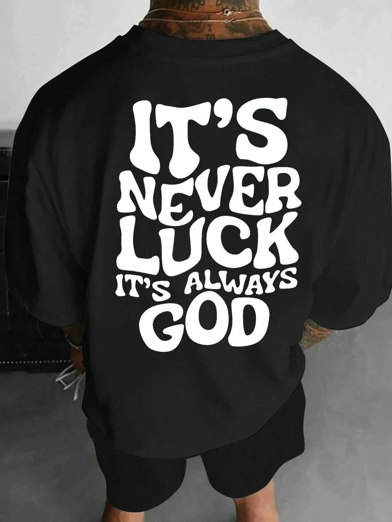 Letter printing round neck oversized graphic mens unisex T-shirt cotton top short sleeved T-shirtT250318