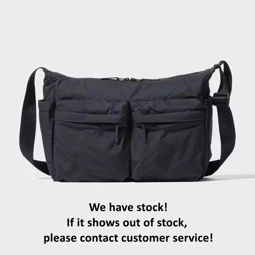 Casual Multi-pocket Messenger Bags for Women Fashion Nylon Shoulder Bag Ladies Large Handbags Female Travel Shopping Tote Purse 250318
