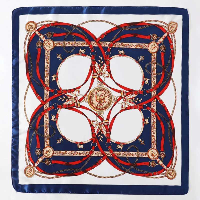 70 * 70cm silk scarf luxury design scarf fabric printed shawl bag kerchief headscarf Fem hair wrist strap Bandana neck tie X250319