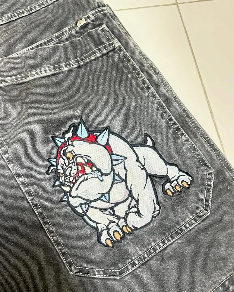 Y2K Bagged Shorts Pocket Gothic American Street Clothing Printed Cowboy Gym Hip Hop Mens Harajuku Womens Basketball 250317