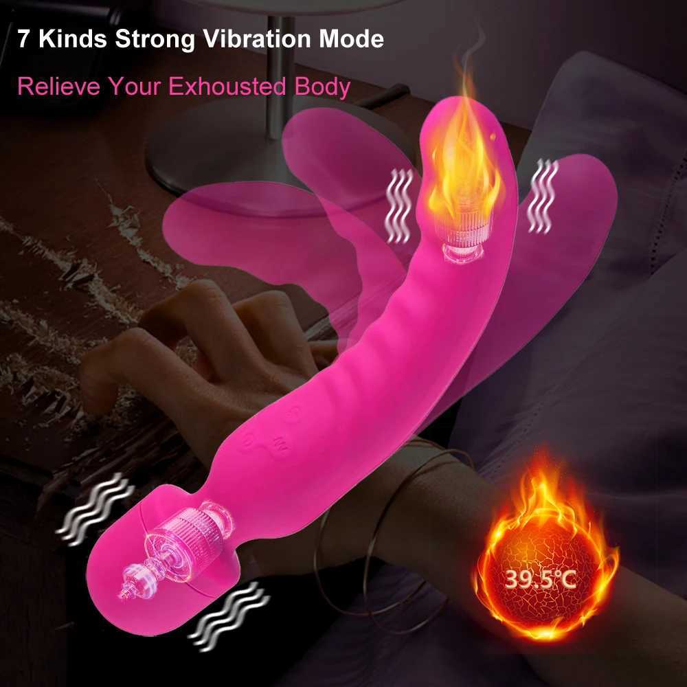 Powerful vibrator fake penis stick female clitoral stimulator G-spot vibrator female vaginal massager adult sex toy W250319