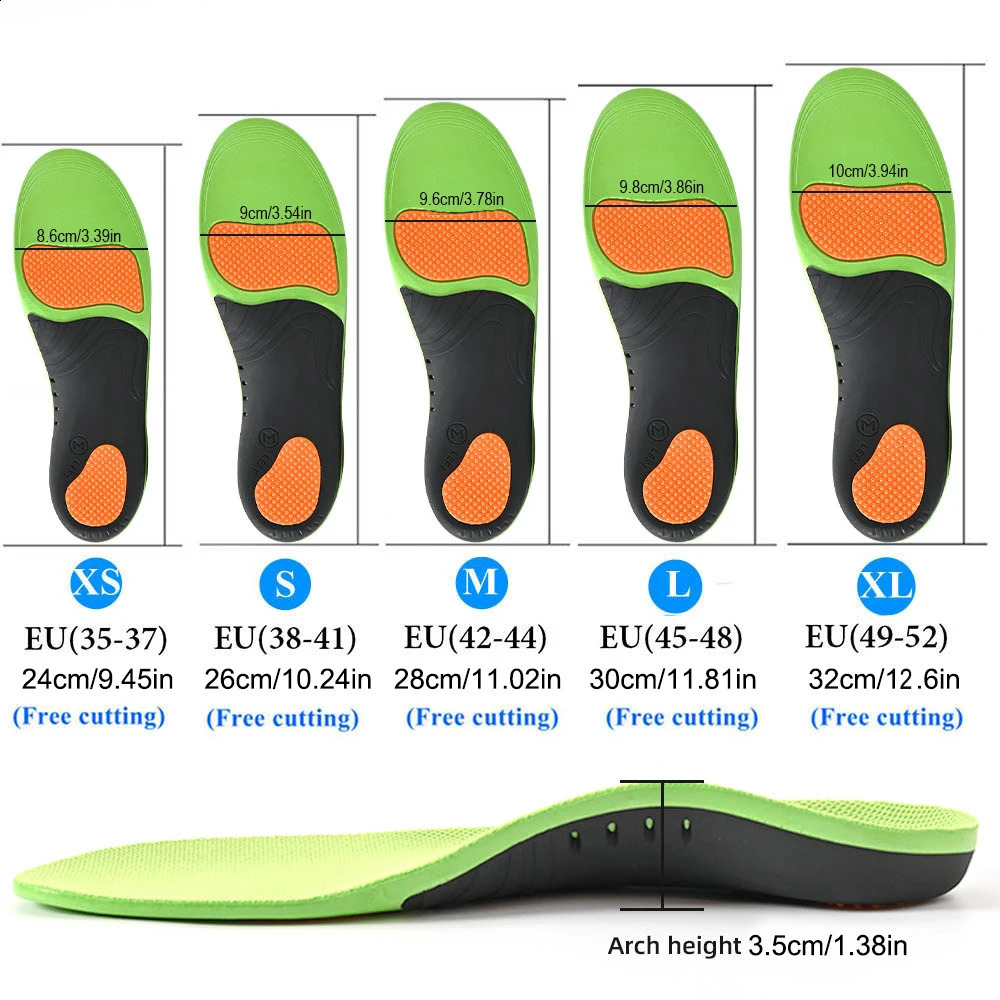 Orthopedic Insoles Sport Shoes Sole For feet Arch Foot Pad X/O Type Leg Correction Flat Foot Arch Support Sports Shoes Insert 250319