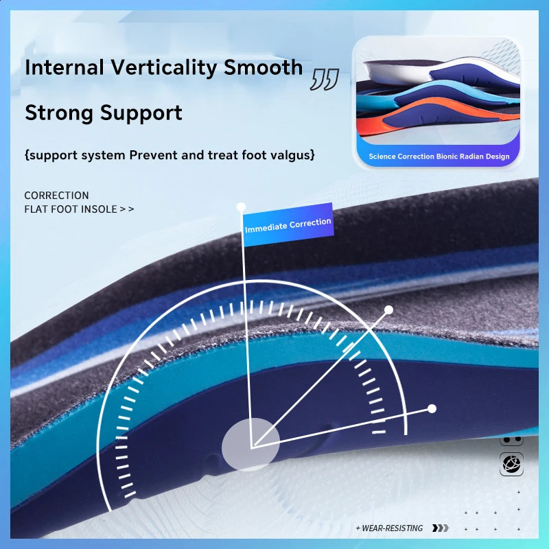 2Pairs Latex Sport Insoles for Women Men Soft Foot Support Shoe Pads Breathable Orthopedic Sport Insole Feet Care Insert Cushion 250319