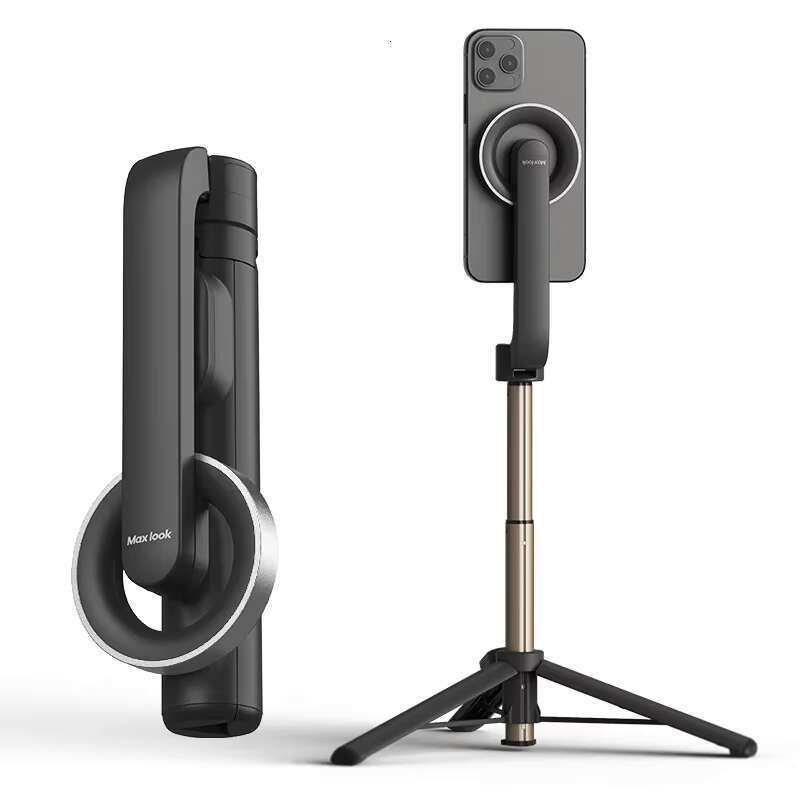 Universal Mobile Phone Magnetic Selfie Stick with Wireless Remote Tripod for iPhone 16 15 Pro Max PH17