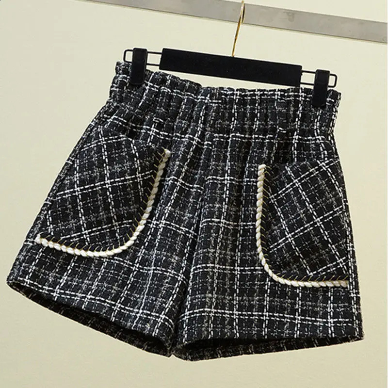 Spring Girls Fashion Plaid Shorts Baby Kids Children Clothes 100-160cm 250319