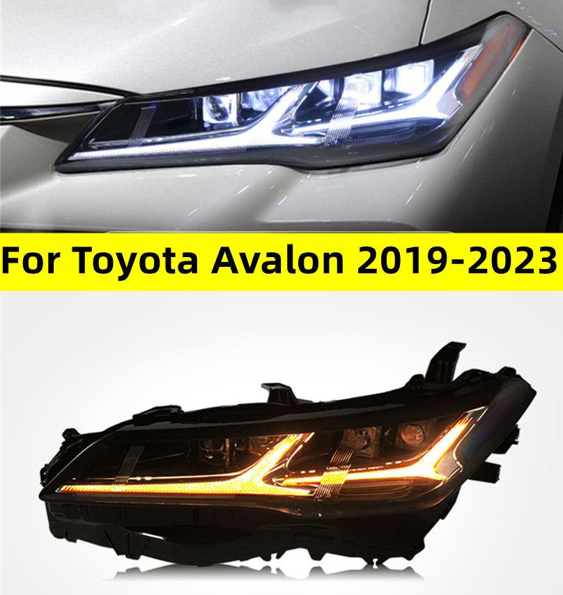 LED 4-Lens Headlights For Toyota Avalon 20 18-2023 Upgrade US Version Daytime Running Lights Dynamic Turn Signals Lamp