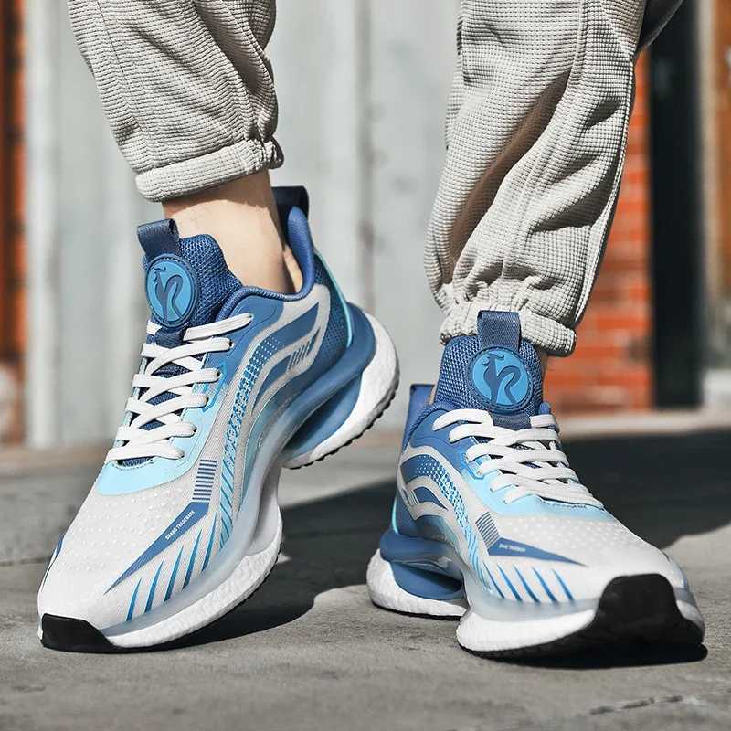 Carbon fiber board mens running shoes womens breathing sports running shoes new pads ultra light training sports shoes Z250319
