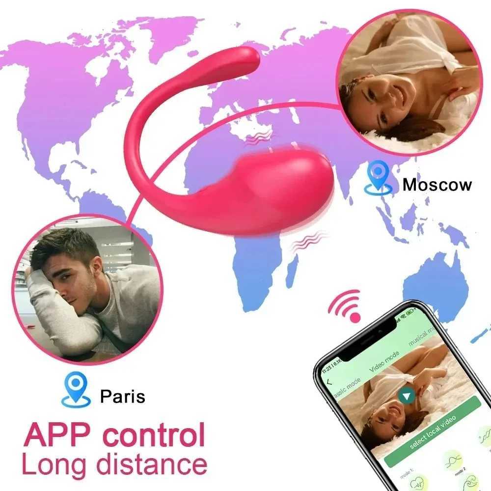 Wireless Bluetooth application vibrator female wearable vibration tactile stimulator G-spot massager female adult toy W250319
