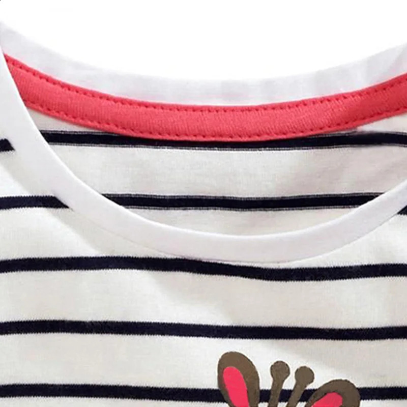 Kids Girl T Shirt Summer Baby Cotton Tops Toddler Tees Clothes Children Clothing Cartoon T-shirts Short Sleeve Casual Wear 250319