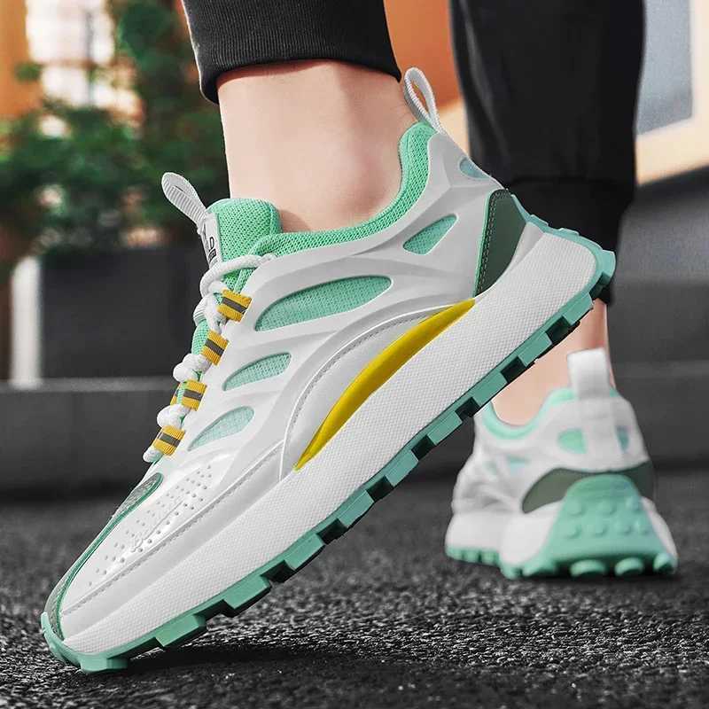 Mesh Fabric Sneakers Mens Shoes Niche Harajuku All-match Students Breathable Forrest Gump Fashion Shoes Mens Sneakers Z250319