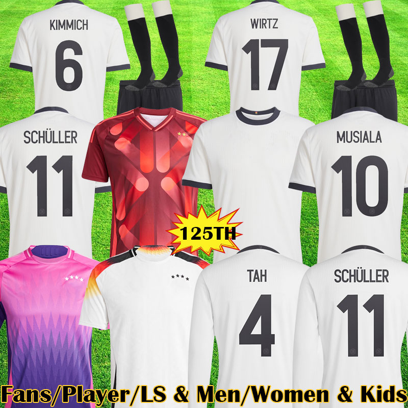 2025 125TH Germany soccer jerseys FULLKRUG HUMMELS KROOS GNABRY WERNER MULLER 125 Years Anniversary football shirt Men kids kit Fans Player Germany 125-Year jersey