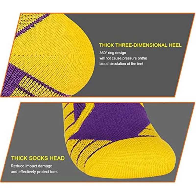 Professional Super Star Sports Basketball Socks Towel Bottom Socks Stocking Elite Thick Sports Running Cycling Socks X250319