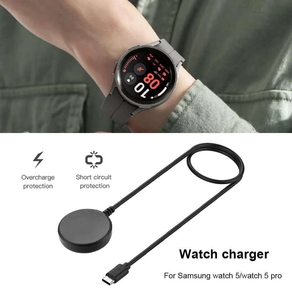 Cargador Inalambrico Para Reloj Wireless Charger Type C Cable Samsung Watch5 for Galaxy Watch Active