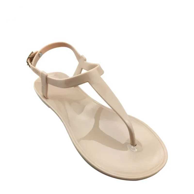 New Arrival Summer Simple Ladies Jelly Shoes Fashion Flat Outdoor Beach Leisure Multi-color Womens Sandals Comfortable Womens Sandals T250318