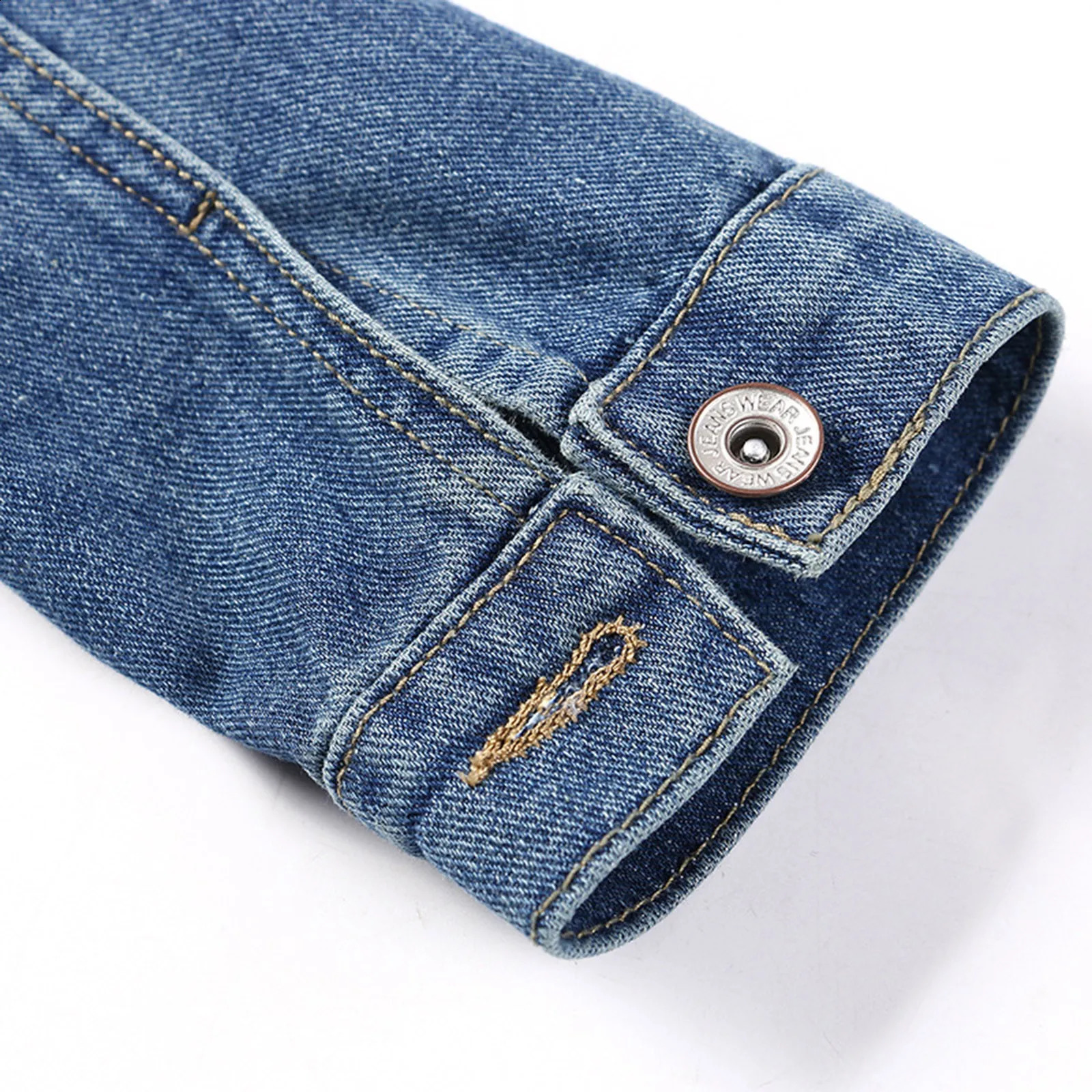 Womens winter jacket outerwear womens denim Distressed Ripped long sleeved Jean Coats Jaquetas Femininas 250317