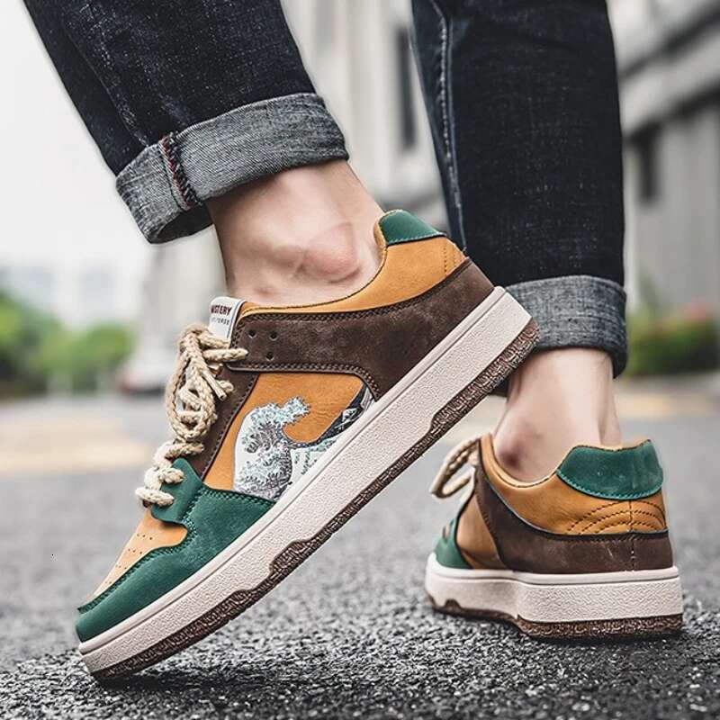 2025 New Flat bottomed Men's Skateboarding Fashion Breathable Men's Running Leisure Comfortable Designer Fashion Sports Shoes Full Collectio