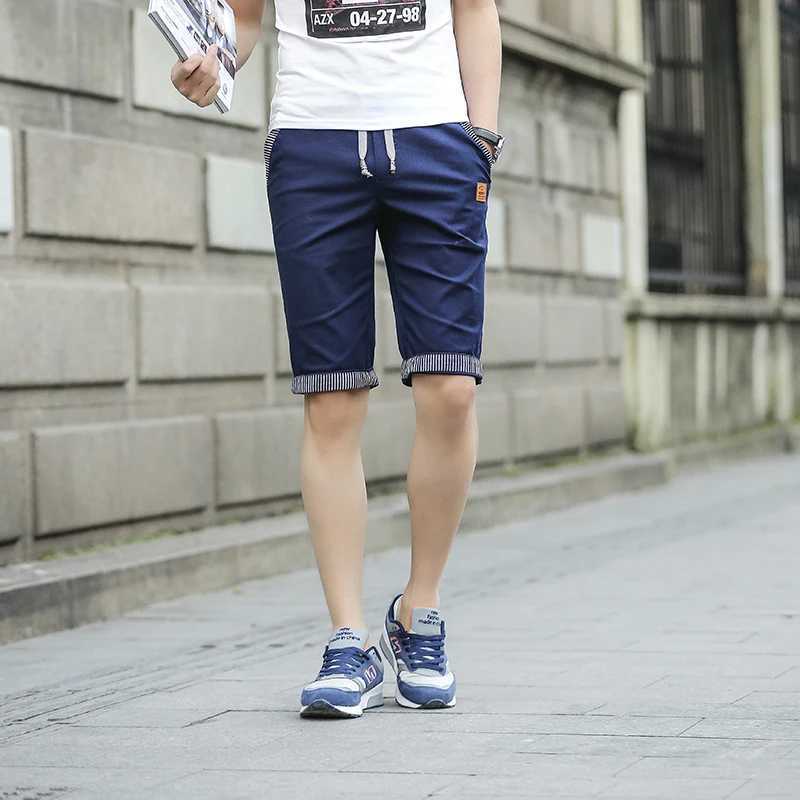 2023 Summer Mens Shopping Cotton Beach Shopping Elastic Waist Leisure Shopping Direct Shipping ABZ39 W250319