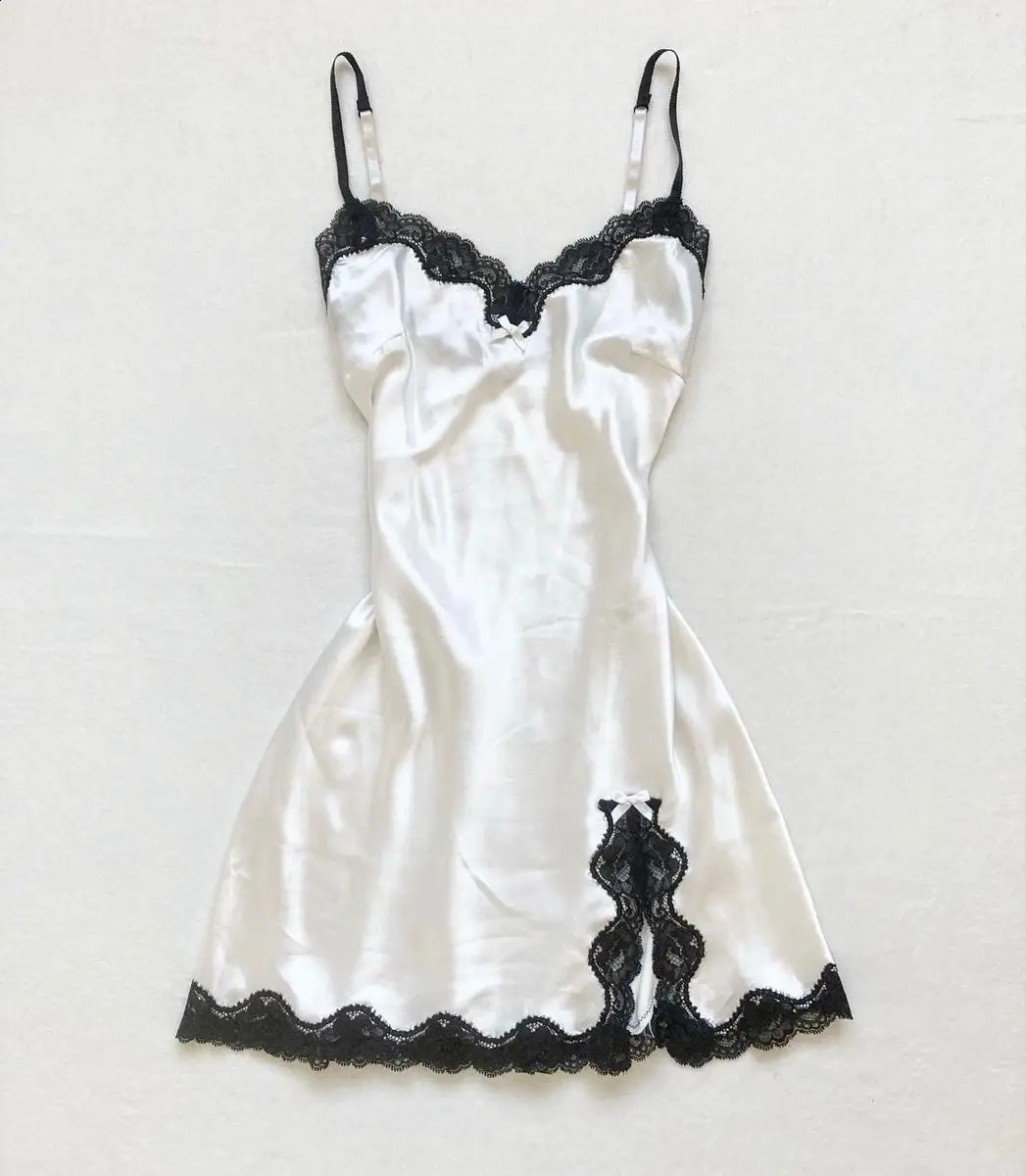 Women dress bow lace pink Y2K sexy streetwear Harajuku vintage aesthetic punk emo girl fashion casual Slim chic aesthetic dress 250319
