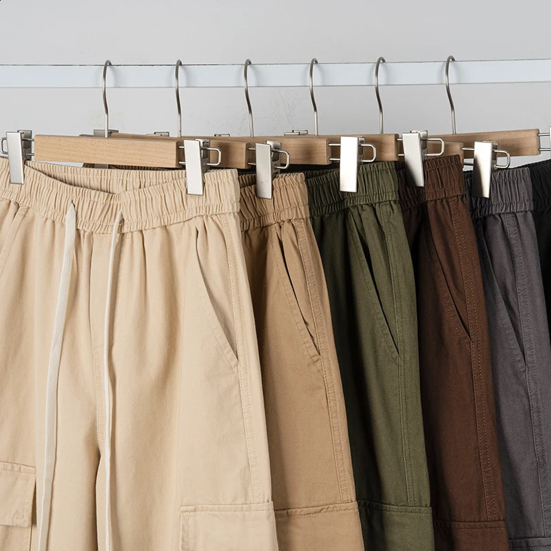 Product pants High quality cotton mens loose fit work casual highquality durable straight product SXXXL 250319
