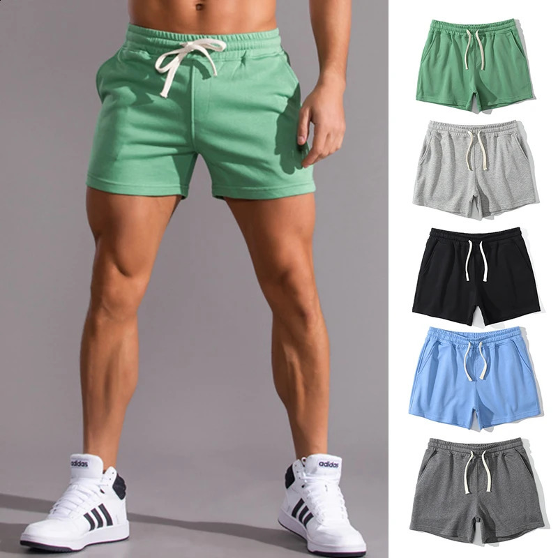 Mens Summer Shorts Casual Cotton Shorts Homme Oversized Basketball Shorts Sport Fitness Shorts Running Sweatpants Male Clothes 250317
