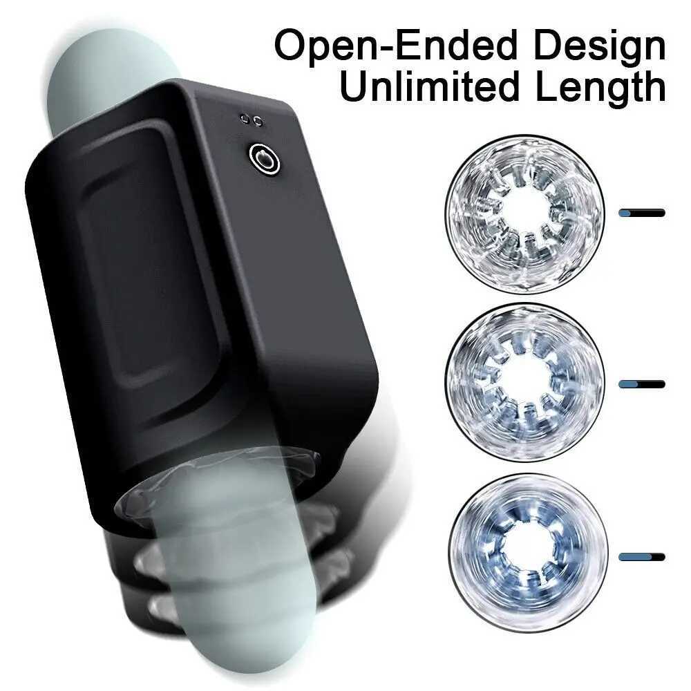 Automatic Rotating Male Masturbator Oral Sex Vagina Pussy Soft Silicone Blowjob Sex Toys for Men Adult Goods for Mens MasturbatorXJ250319