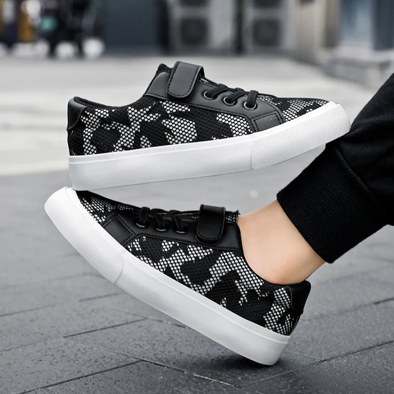 Kids Shoes Children Sneakers vulcanized Non-slip Wear Resistant Sports Walking Childrens Skate Shoes Quality Sneakers for Boys 250319