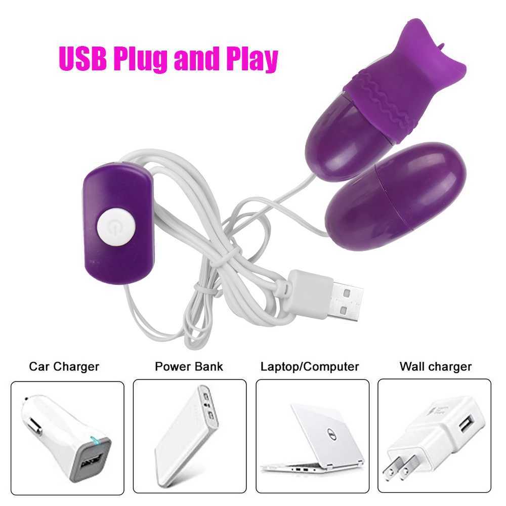 Vagina Massage G Spot Clitoris Stimulator Tongue Oral Licking Vibrator Powerful Sex Toys for Women Double Vibrating W250319