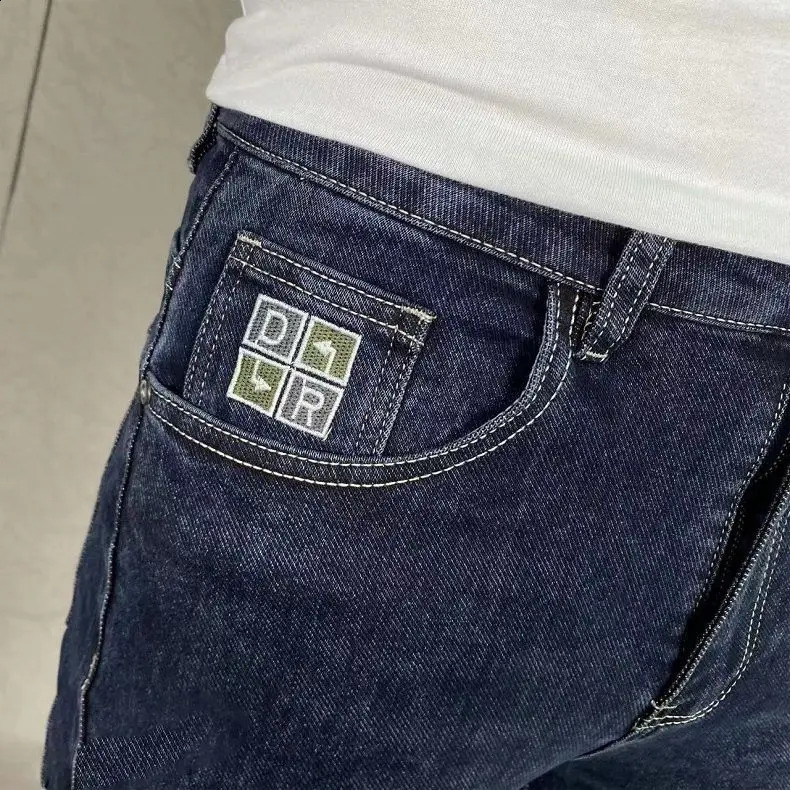 Harajuku Fashion Trendy Spring Autumn Slim Fit Casual Jeans for Men Vintage Tapered Pencil Pants Stretch Boyfriend 250312