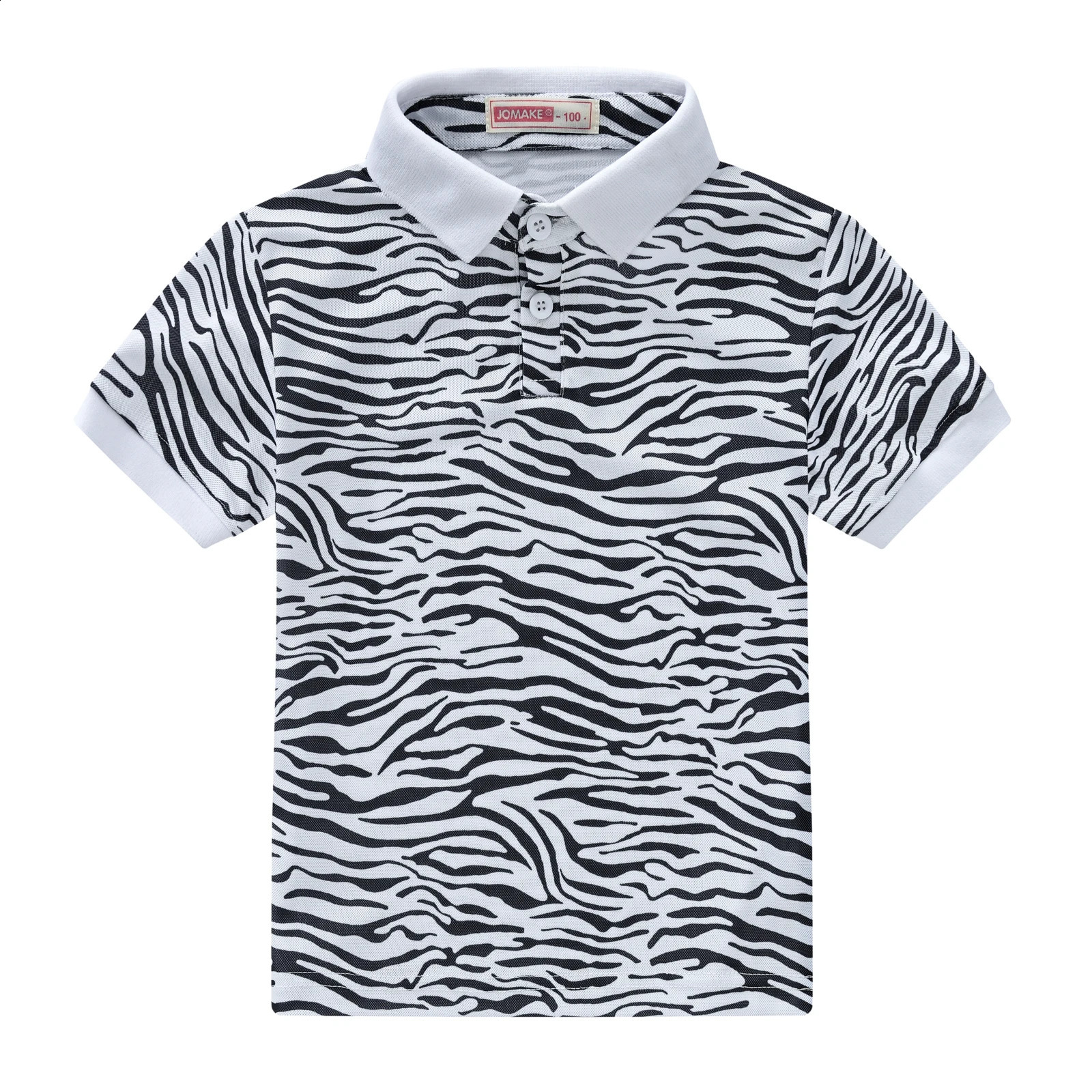 Printing lovely boys and girls fashion printing breathable button blouse leisure classic n lapel micro-elastic POLO shirt 250319