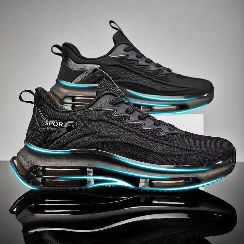 Outdoor Mens Casual Sneakers Chunky Running Shoes Fashion Men Shoes Mesh Breathable Basketball Shoes Non Slip Shock Tennis Shoe Z250319