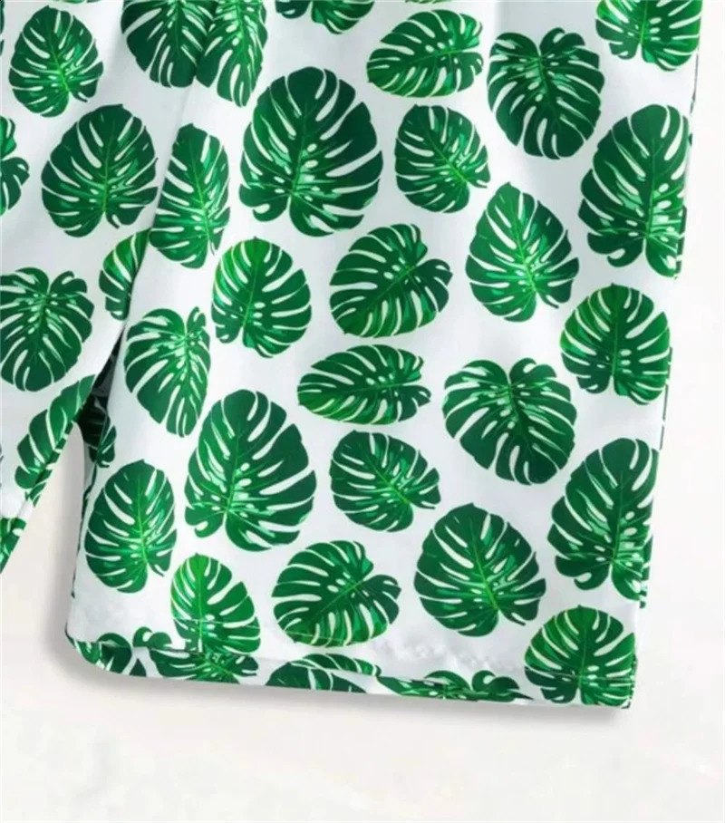 Family Matching Swimsuit Father Son Mother Daughter Swimwear Summer Beach Sunny Bikini Kids Fashion Prints Clothes Suits 250319