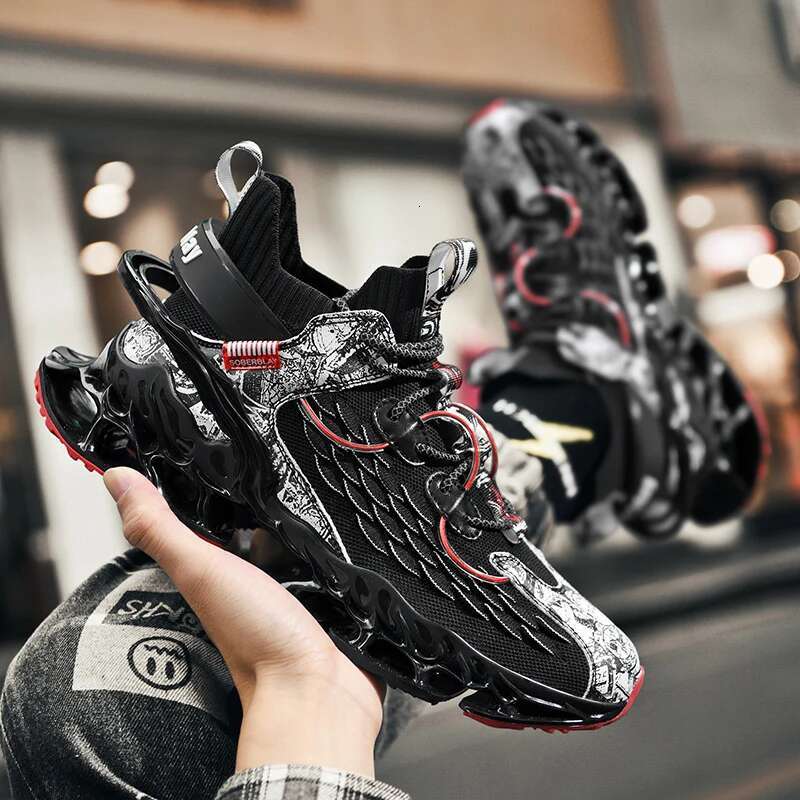 2025 new anti slip training leather outdoor men's oversized hiking designer fashionable jogging shoes