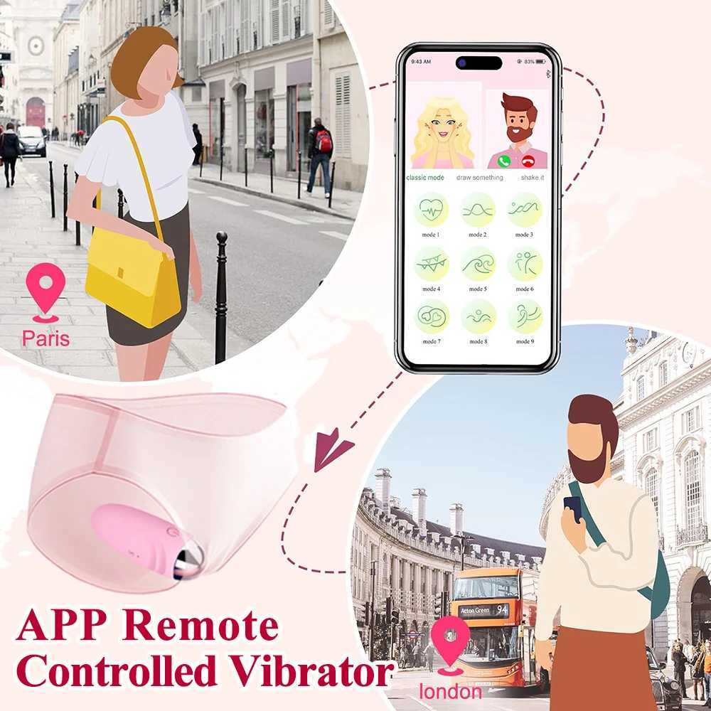 Wireless Bluetooth APP Dildo Vibrator for Women Clitoris Stimulator G Spot Massager Wear Vibrating Sex Toys for Women Adults W250319
