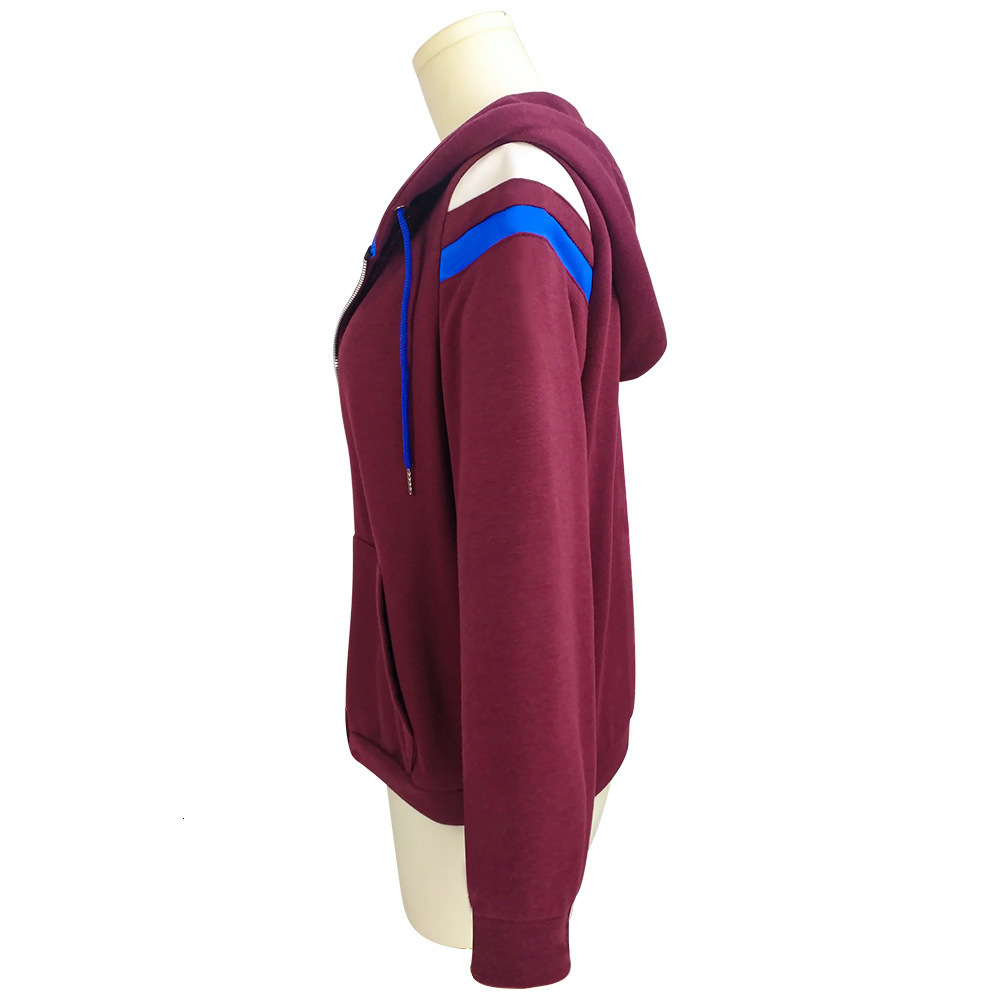 American TV Series Wanda Vision Crimson Witch Same Hoodie Cosplay Costume