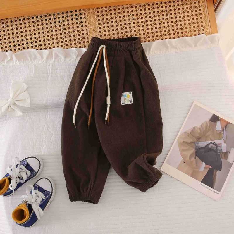 Autumn Winter Children Boys Girls Pants Fashion Breathable Casual Sports Style TrouserT250318