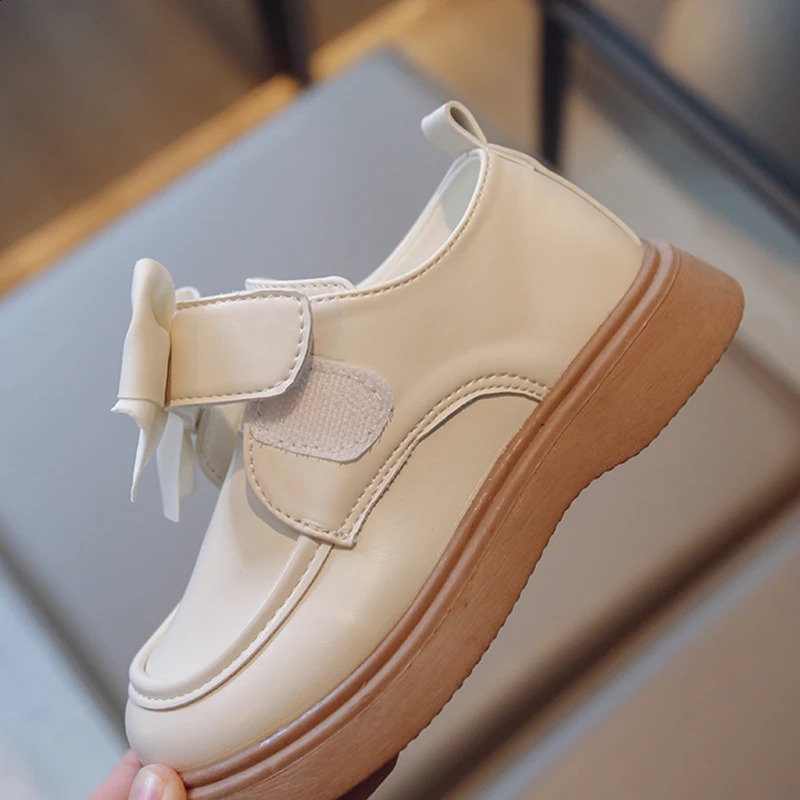 Vintage British version Baby shoes Mary Jane Platform Sold Childrens Loafer leather 250319