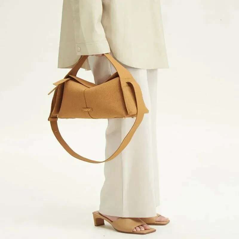 Light Brand Design Vintage Handbag Women's Shoulder Leather Large Capacity Years Casual Travel Shopping Bag