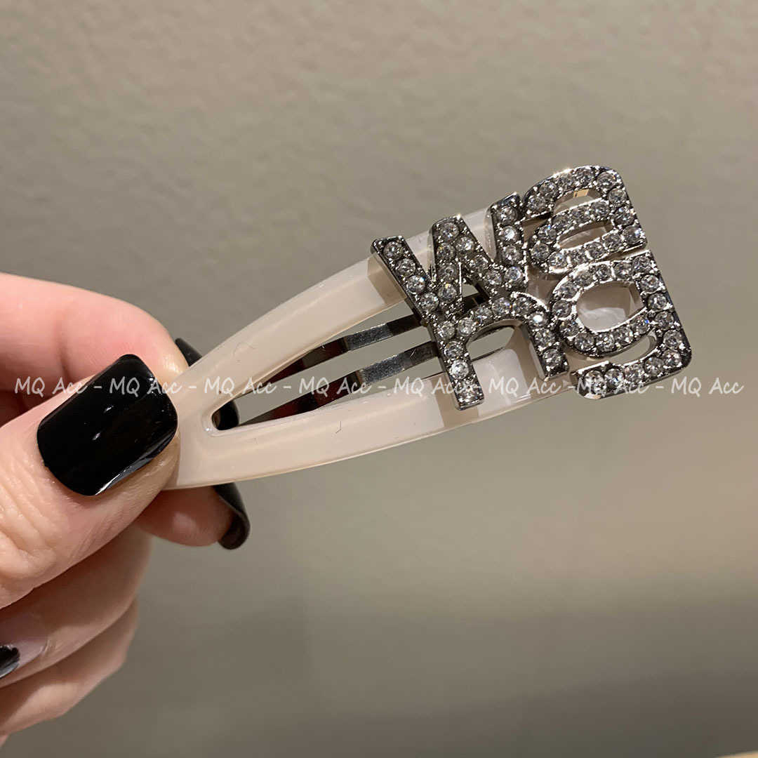 Hair Clips Barrettes Wangs Jelly Colored Hair Clip Small Fragrance Style Diamond Studded Broken Autumn and Winter Bangs Side High-end H250318