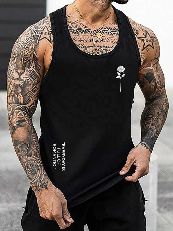 Summer Daily Leisure Mens Tank Top City Street Fashion Mens Tank Top Outdoor Sports Mens Sleeveless Top 3D Graffiti PrintingT250318