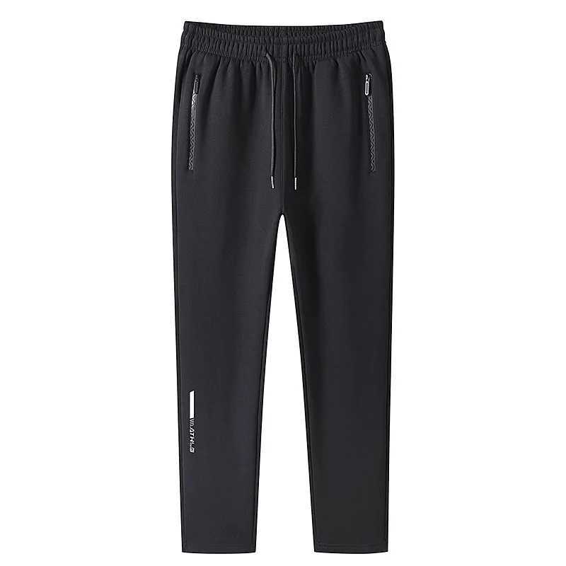 Spring Autumn Men Solid Sweatpants Jogger Pants Mens Drawstring Cotton Casual Trousers Outer Sport Tracksuit Male Plus Size 8XL X250319