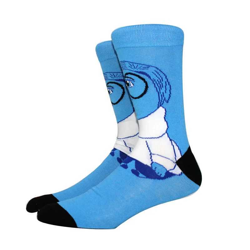 4 Pairs Anime Mens Socks Happy Funny Long Socks Fashion Casual Cosplay Socks Personalized Creative Women Socks Street Socks X250319