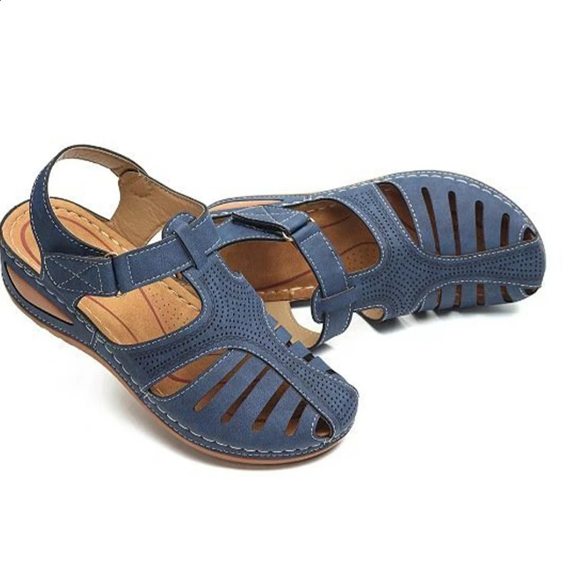 Womens Sandals Premium Orthopedic Bunion Corrector Flats Casual Soft Sole Beach Wedge Vulcanized Shoes Zapatillas De Mujer 250317